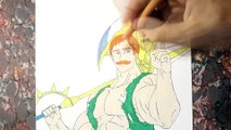 Drawing Escanor Lion's Sin of Pride - Nanatsu no Taizai (Seven Deadly Sins)