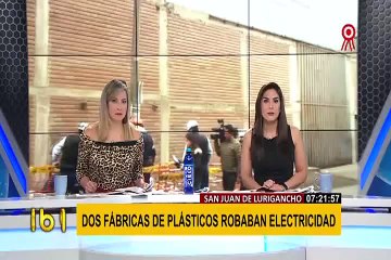 SJL: intervienen dos fábricas que robaban electricidad