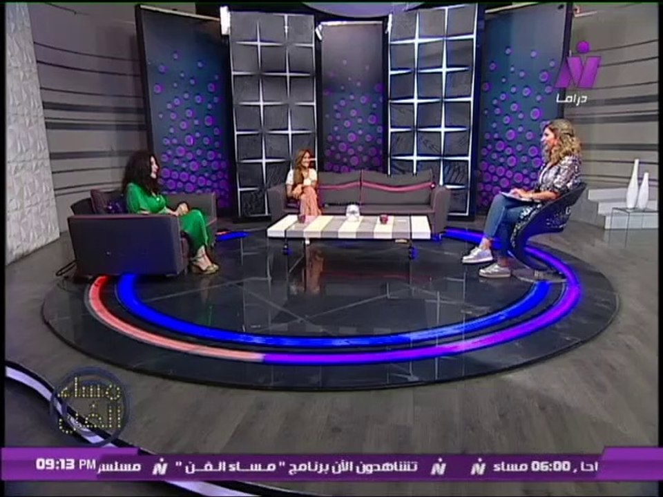 سحر ومريم نوح فى مساء الفن مع الاعلاميه ايات اباظه_