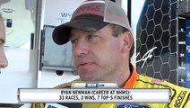 Ryan Newman discusses New Hampshire Motor Speedway challenges