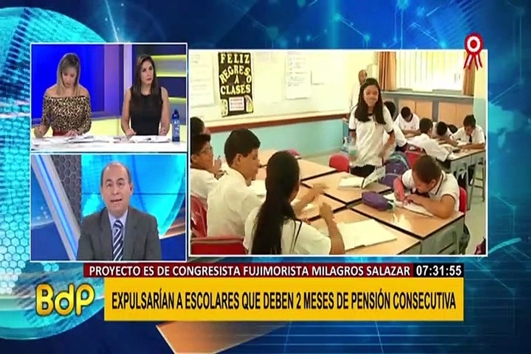 ASPEC: Separar a escolares que deben pensiones es cuestionable