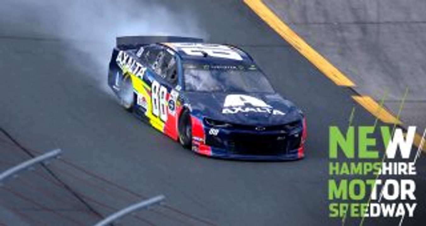 Bowman breaks during New Hampshire qualifying lap, goes to backup car video Dailymotion