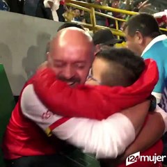 Un fanático de fútbol poco convencional