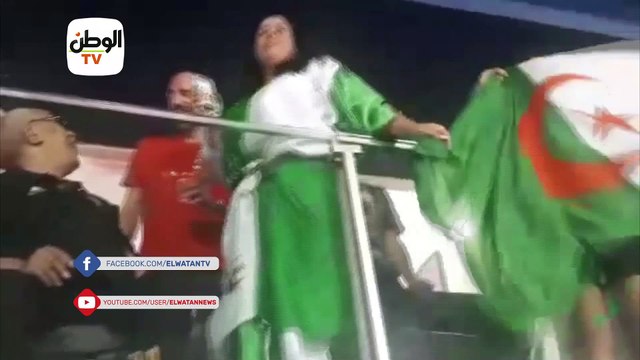 ريبيري وابنته وزوجته يحتفلون مع منتخب الجزائر بالفوز بأمم أفريقيا 2019