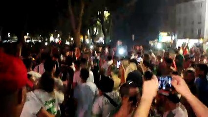 fête  des supporters à Mâcon juillet 2019 lors de la victoire d'Algérie en finale de Coupe d'Afrique des Nations(2)