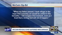 Meghan McCain discusses having miscarriage in New York Time piece