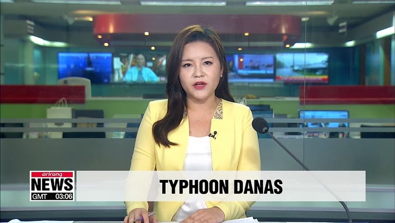 Typhoon Danas hits southern parts of Korea with torrential rain, strong winds