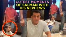 Salman Khan Recreates His Bean Bag Video With Nephew Ahil and Yohan