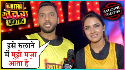 Punit Pathak Masti With Jasmin Bhasin At Khatra Khatra Khatra 100 Episode Completion | EXCLUSIVE