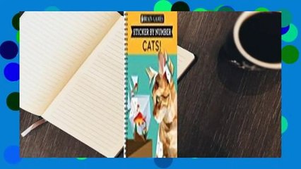 Online Brain Games - Sticker by Number: Cats!  For Kindle