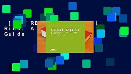 [NEW RELEASES]  Civil Rico: A Definitive Guide