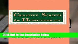 Creative Scripts For Hypnotherapy  Review