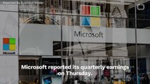 Microsoft Earnings Blew Away Estimates