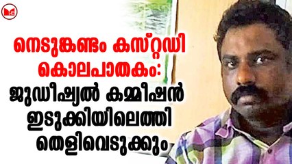 നെടുങ്കണ്ടം കസ്റ്റഡി കൊലപാതകം: ജുഡീഷ്യൽ കമ്മീഷൻ  ഇടുക്കിയിലെത്തി തെളിവെടുക്കും