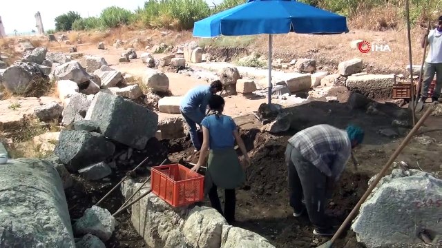 3 bin 500 yıllık Soli Pompeiopolis’te kazı çalışmaları başladı...Kazı alanı havadan görüntülendi