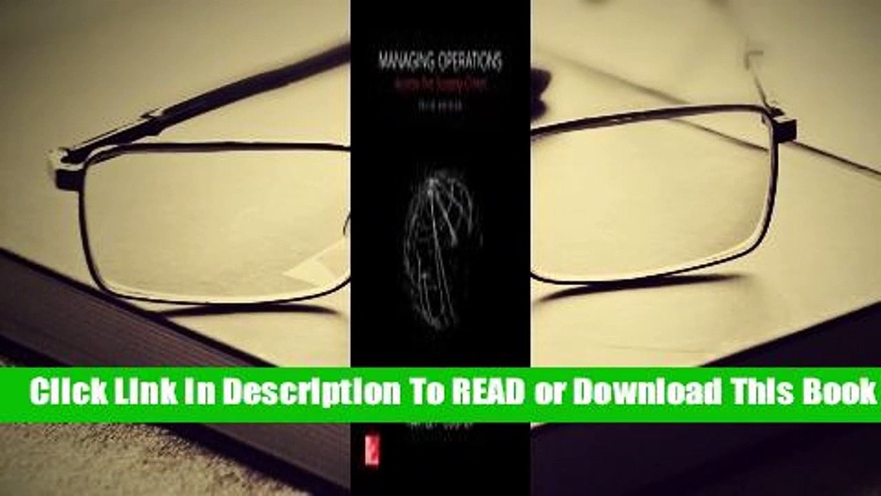 Managing Operations Across the Supply Chain