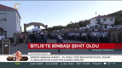 Şehit evi bayraklarla donatıldı