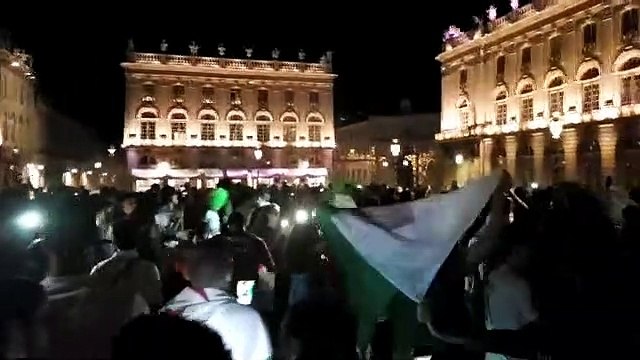 La joie des supporters nancéiens place Stanislas