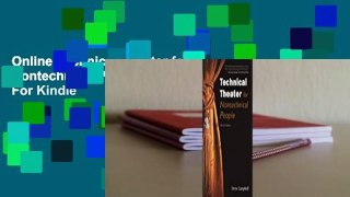 Online Technical Theater for Nontechnical People  For Kindle