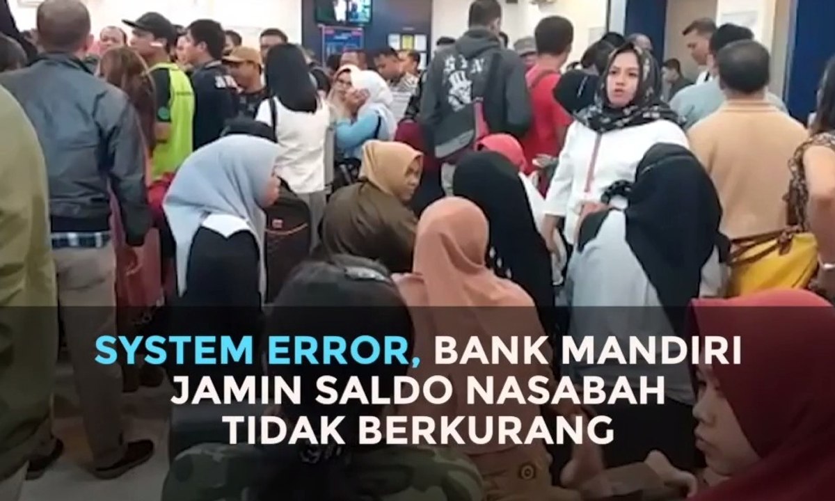 Sistem Bank Mandiri Error, Uang Nasabah dijamin Tetap Utuh