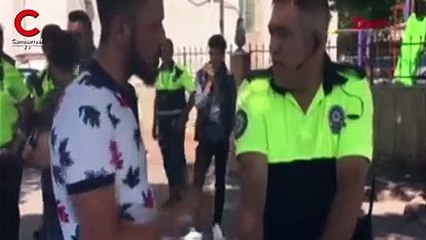 Drift yapan sürücünün 15 Temmuz bahanesi