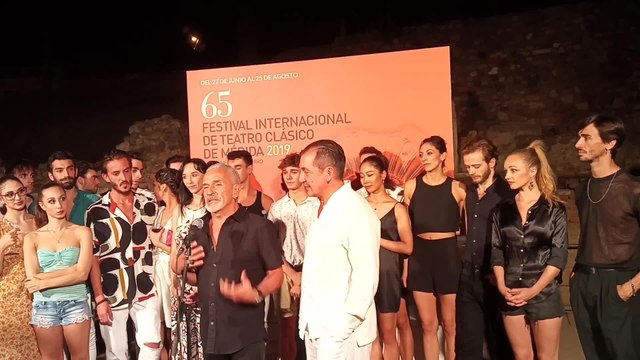 Víctor Ullate celebra el estreno de 'Antigona' en el Festival de Mérida