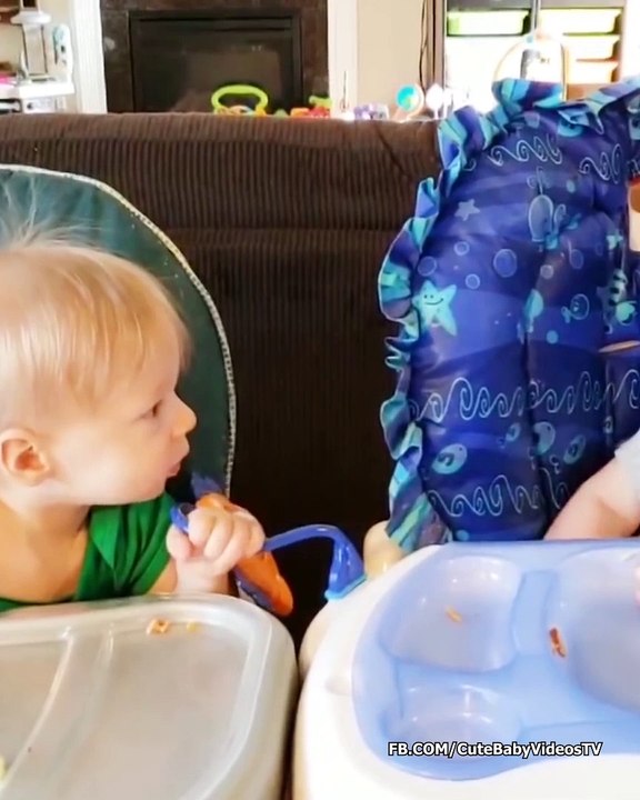 Cutest Baby Siblings Playing Together -  Funny Baby Videos