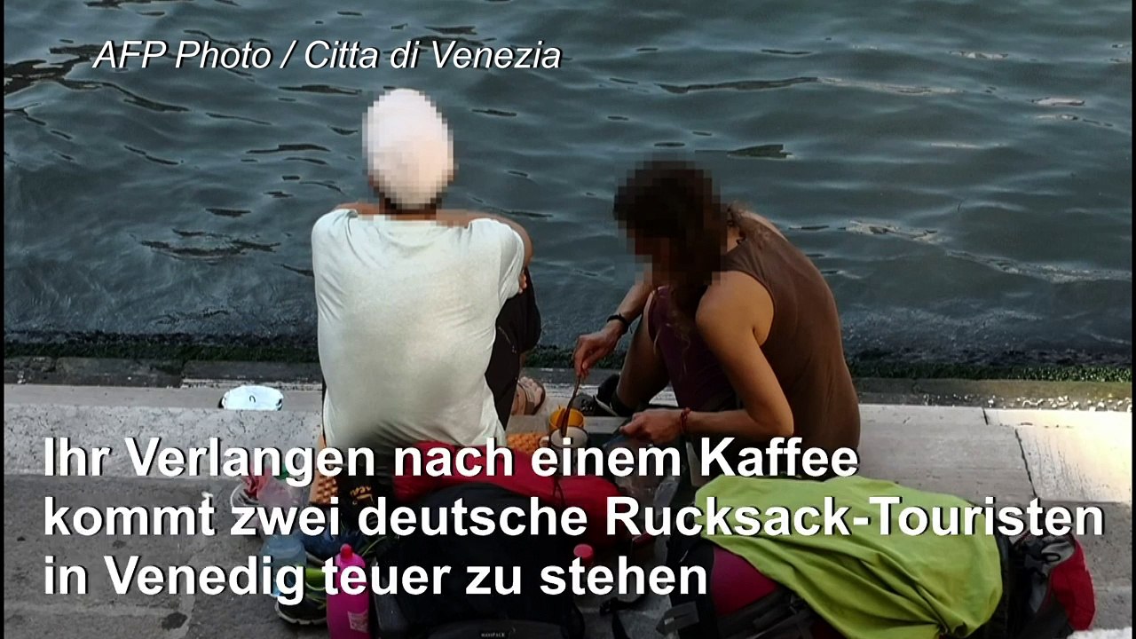 Venedig: 950 Euro Strafe für einen Kaffee