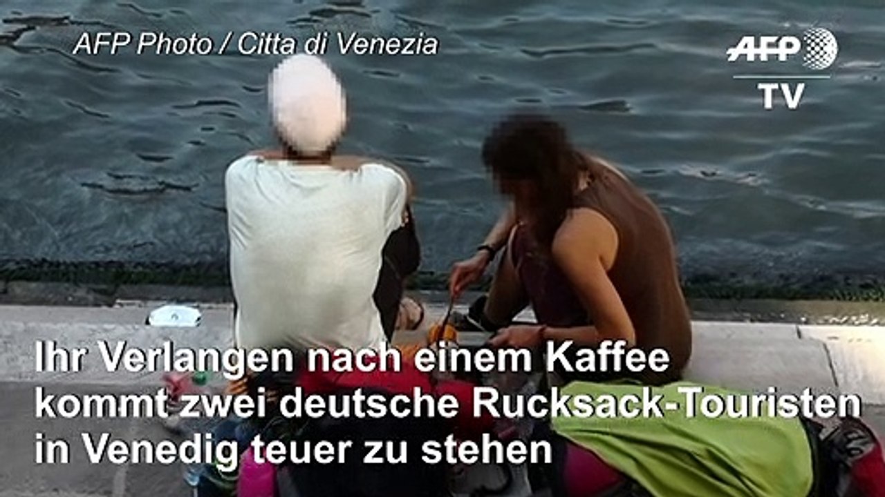 Venedig: 950 Euro Strafe für einen Kaffee