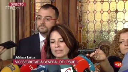Adriana Lastra: "Se abre una oportunidad en nuestro país"