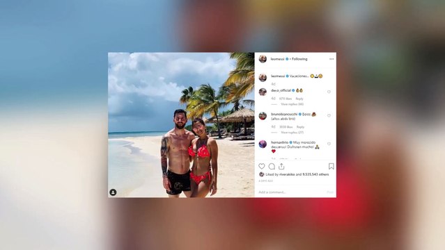 Las vacaciones de lujo en el Caribe de Messi y Antonella con sus hijos