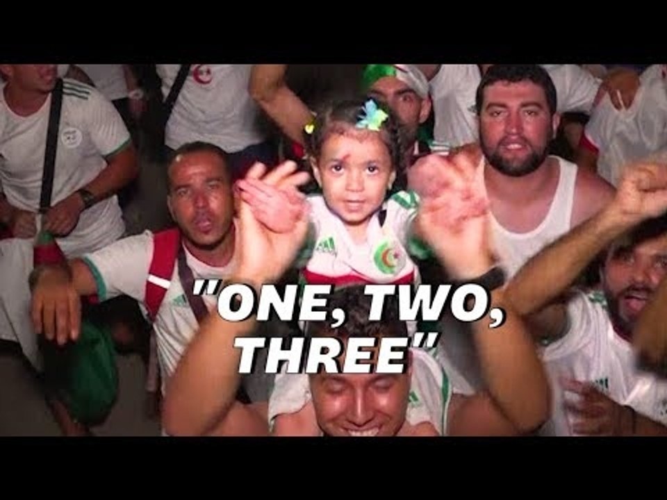 CAN 2019: Les images de la joie des supporters algériens d'Alger aux Champs-Élysées