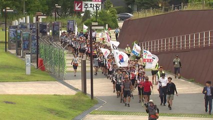 'DMZ 평화통일 대장정' 종료...올해로 7번째 / YTN