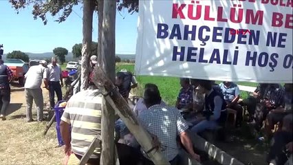 ÇANAKKALE YOL KENARINDAKİ TARLASINDA YETİŞEN ÜRÜNLERİ ÜCRETSİZ VERİYOR