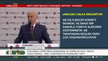 MHP lideri Bahçeli, Karabük'te konuşma yapıyor