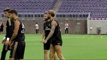 El Real Madrid se prepara para el choque con el Bayern en el NRG Stadium de Houston