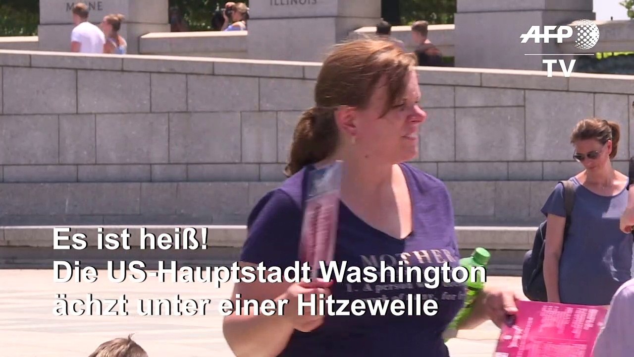 Washington ächzt unter einer Hitzewelle