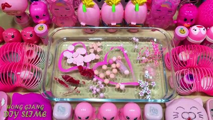 Special Series #80 PURPLE Satisfying Slime s ! Mixing Random Things into Clear Slime