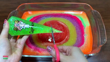 Special Series The Twelve Zodiac Signs || Making Slime with Piping Bags ||