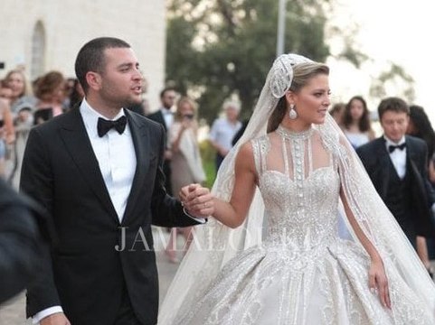 بالفيديو، أبرز اللحظات من مراسم زفاف إيلي صعب جونيور وكريستينا مراد