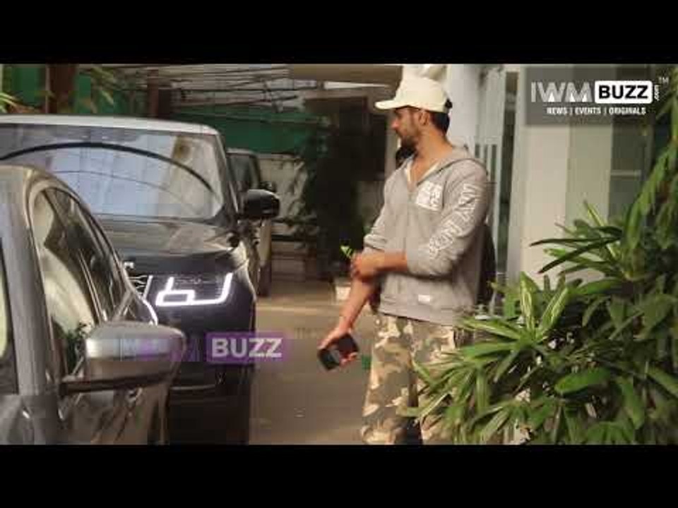Handsome Sidharth Malhotra at a dubbing studio