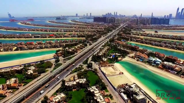 Dubai, United Arab Emirates - by drone [4K]