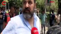 Kaldırımda yürüyen kadına çarptı... Yaşatmak için seferber oldular