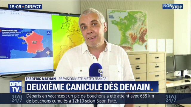 Frédéric Nathan, prévisionniste de Météo France: En ce qui concerne la chaleur, c'est une année qui a l'air exceptionnelle