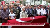 Şehit Binbaşı Zafer Akkuş son yolculuğuna uğurlandı