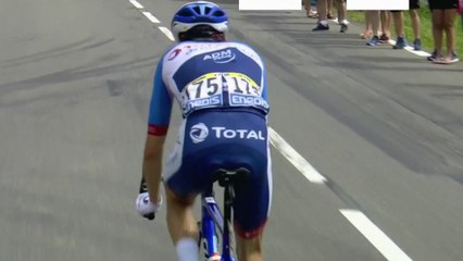 Tour de France 2019 - Romain Sicard en tête au pied du Tourmalet