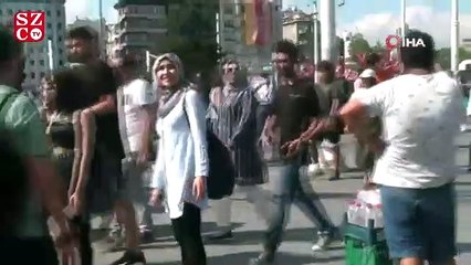 Taksim’de imdat çığlıkları