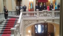 Adrián Barbón toma posesión del cargo de presidente de Asturias