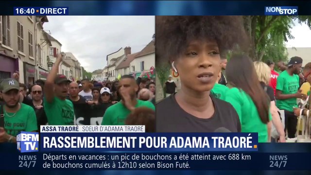 Assa Traoré: 3 ans après, on est encore là à demander vérité et justice lors du rassemblement pour Adama Traoré