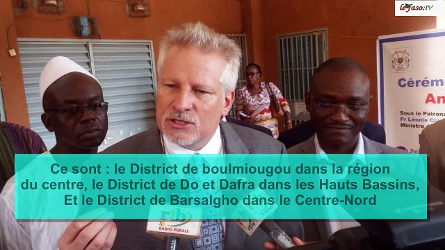 Le Centre médical avec antenne chirurgicale de Pissy Lancement conjoint des projets Amplify PF et Breakthrough Action